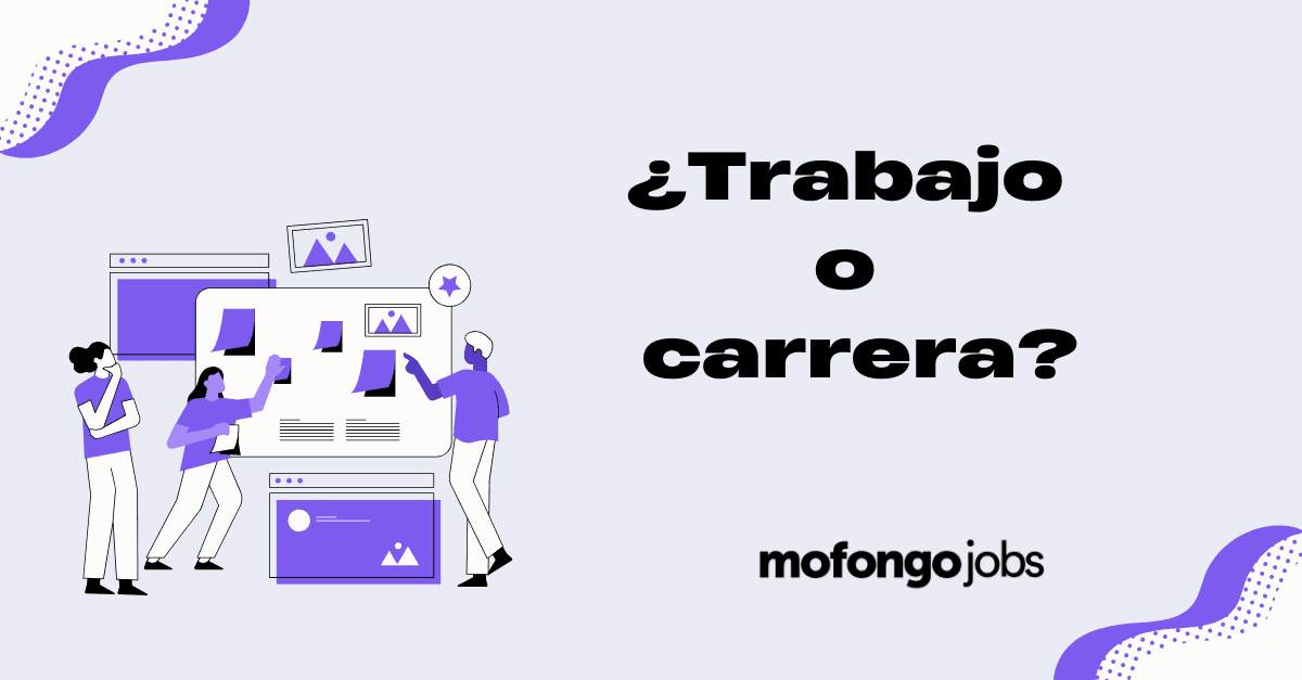 Texto: ¿Trabajo o carrera?